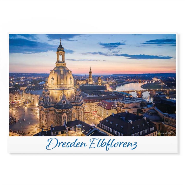Dresden Postkarte lui003 Hans Fineart