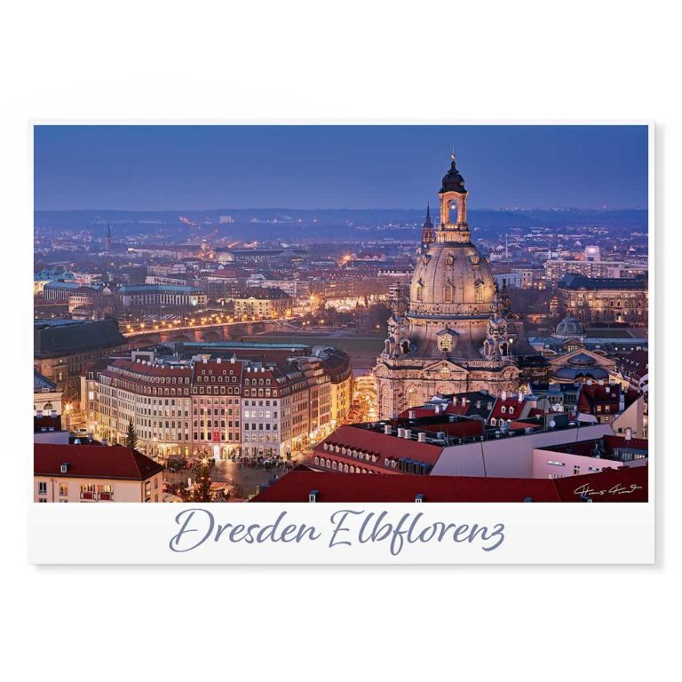 Dresden Postkarte lui004 Hans Fineart