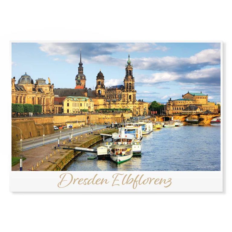 Dresden Postkarte lui009 Hans Fineart