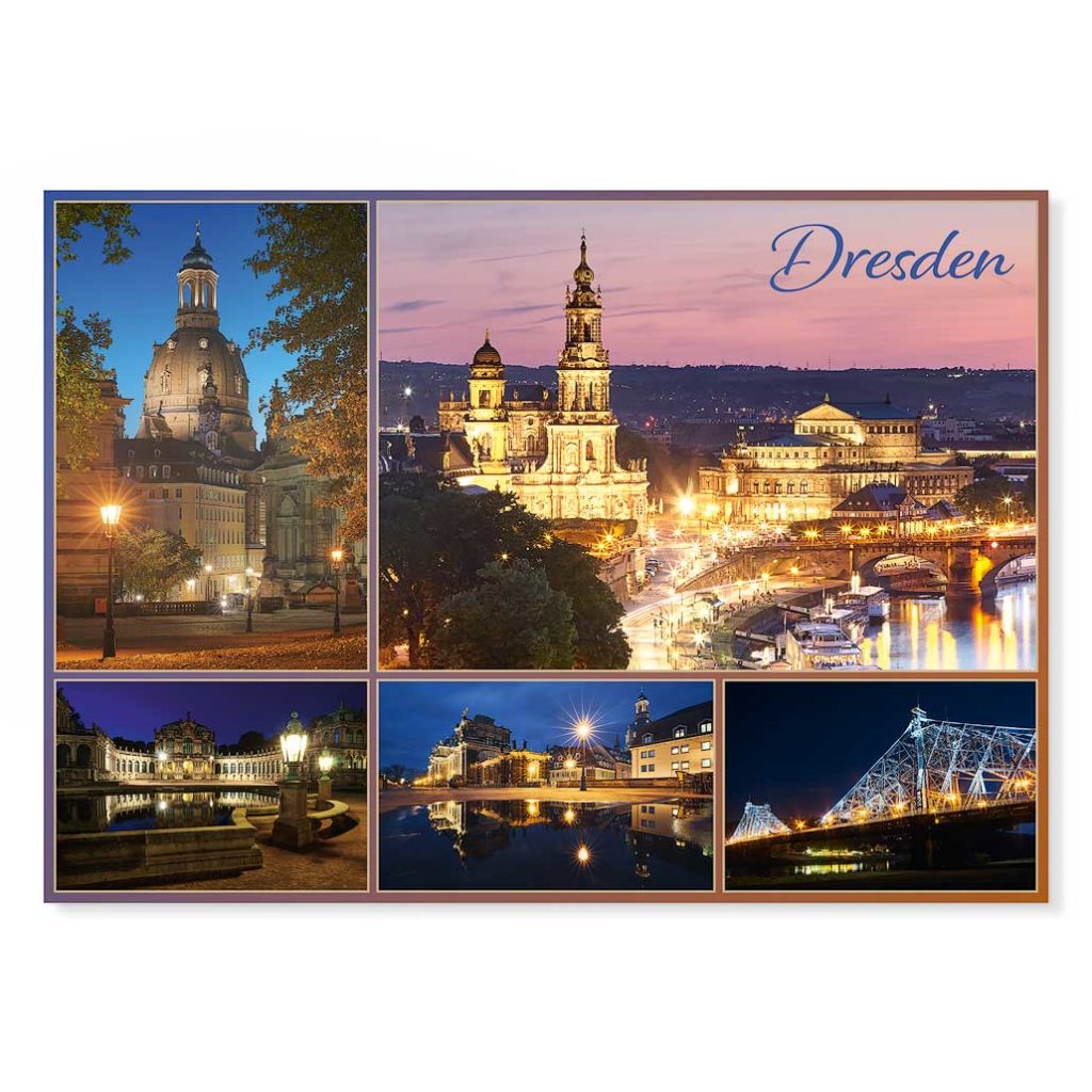 Dresden Postkarte lui018 Hans Fineart