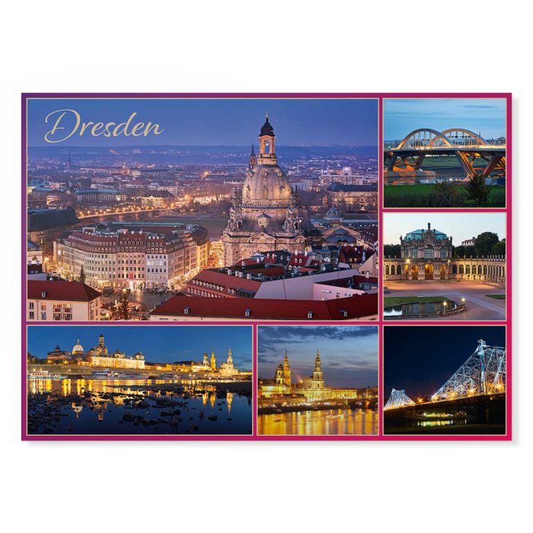 Dresden Postkarte lui020 Hans Fineart