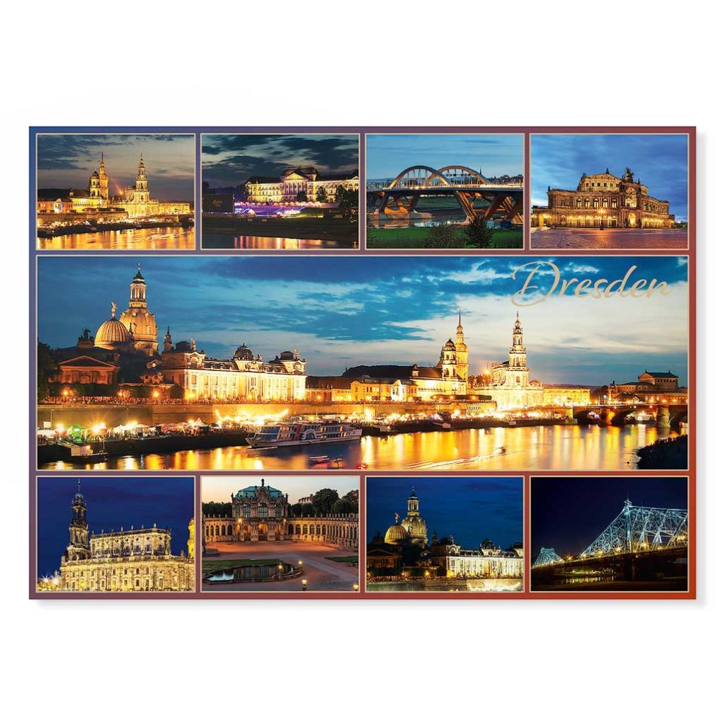 Dresden Postkarte lui025 Hans Fineart
