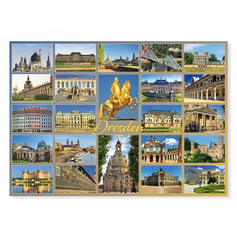 Dresden Postkarte lui027 Hans Fineart