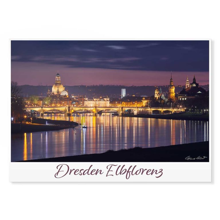 Dresden Postkarte lui033 Hans Fineart