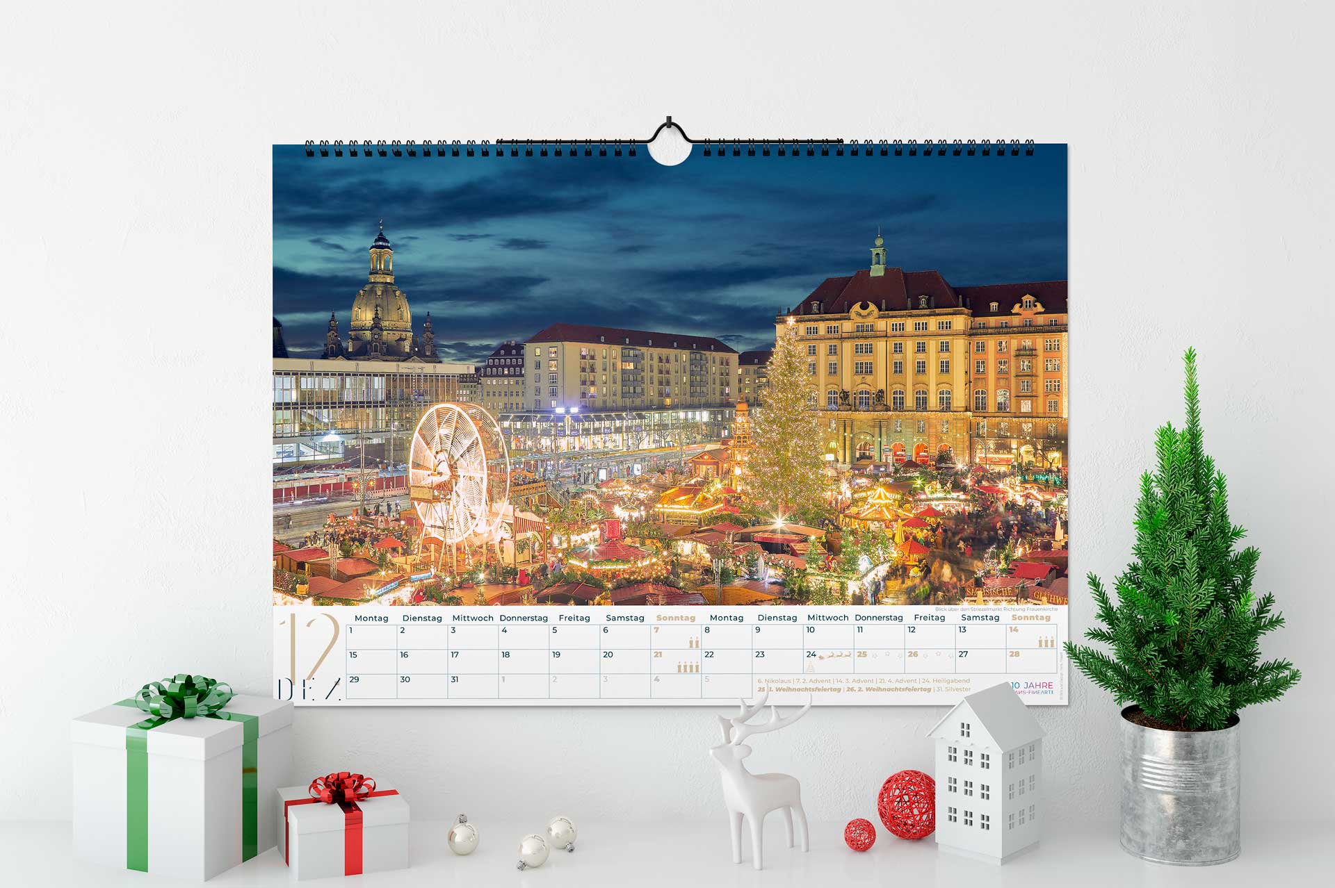 Dresden Kalender 2025 - Dezember