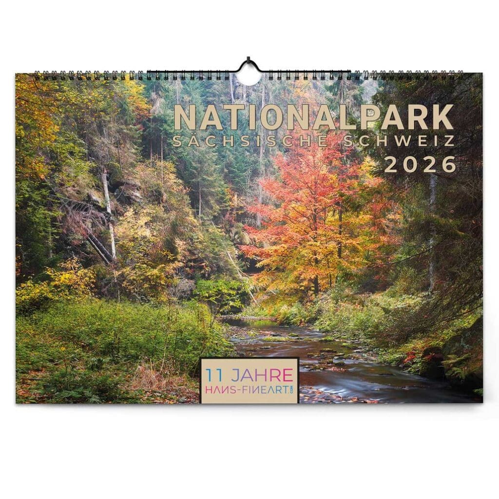 Titelbild mit Schriftzug Nationalpark Sächsische Schweiz 2026