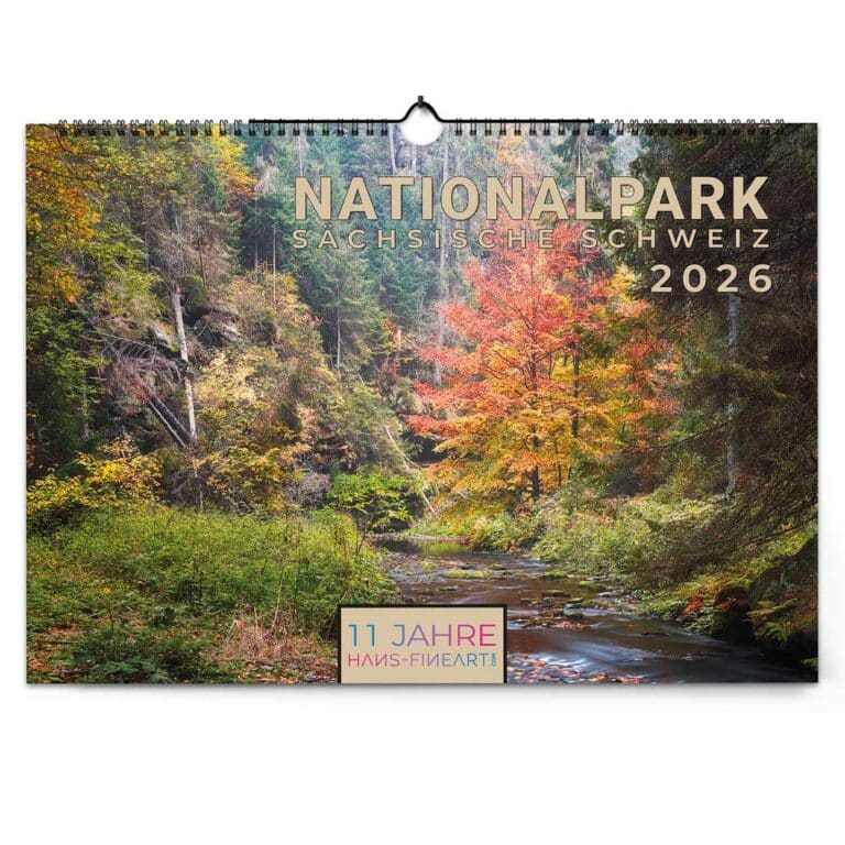 Titelbild mit Schriftzug Nationalpark Sächsische Schweiz 2026