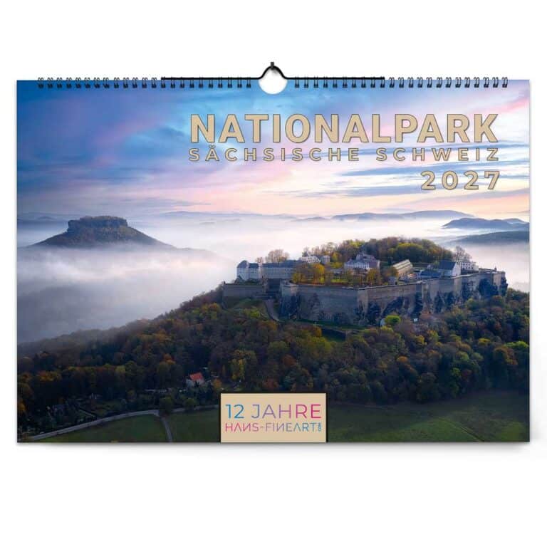 Sächsische Schweiz Kalender 2027 Titelbild Landschaft