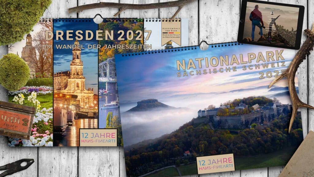 Wandkalender Dresden und Sächsische Schweiz 2027