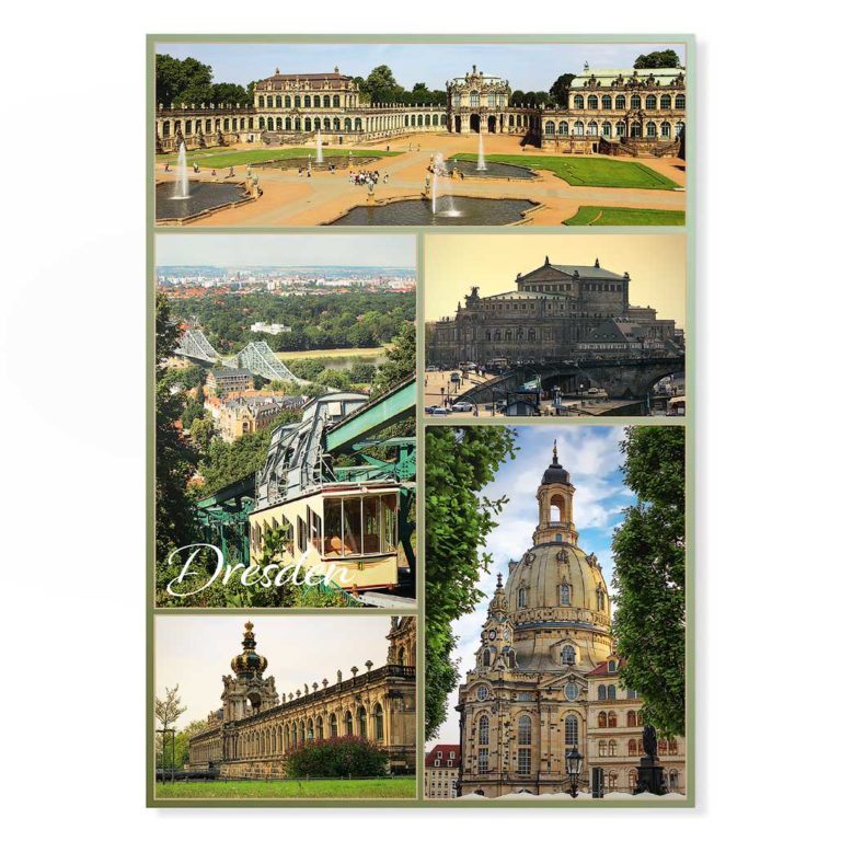Dresden Postkarte lui051 Hans Fineart