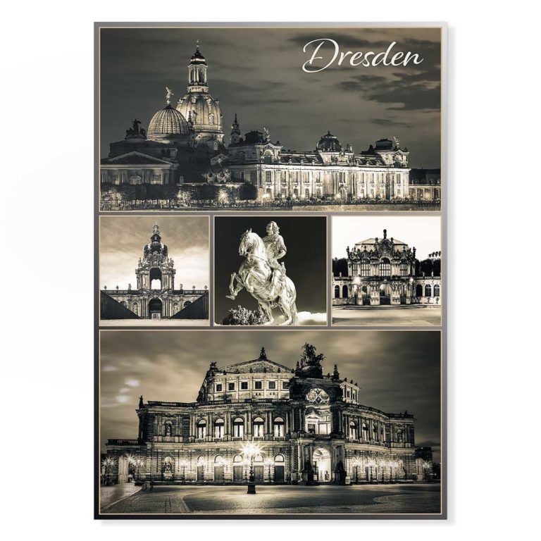 Dresden Postkarte lui060 Hans Fineart