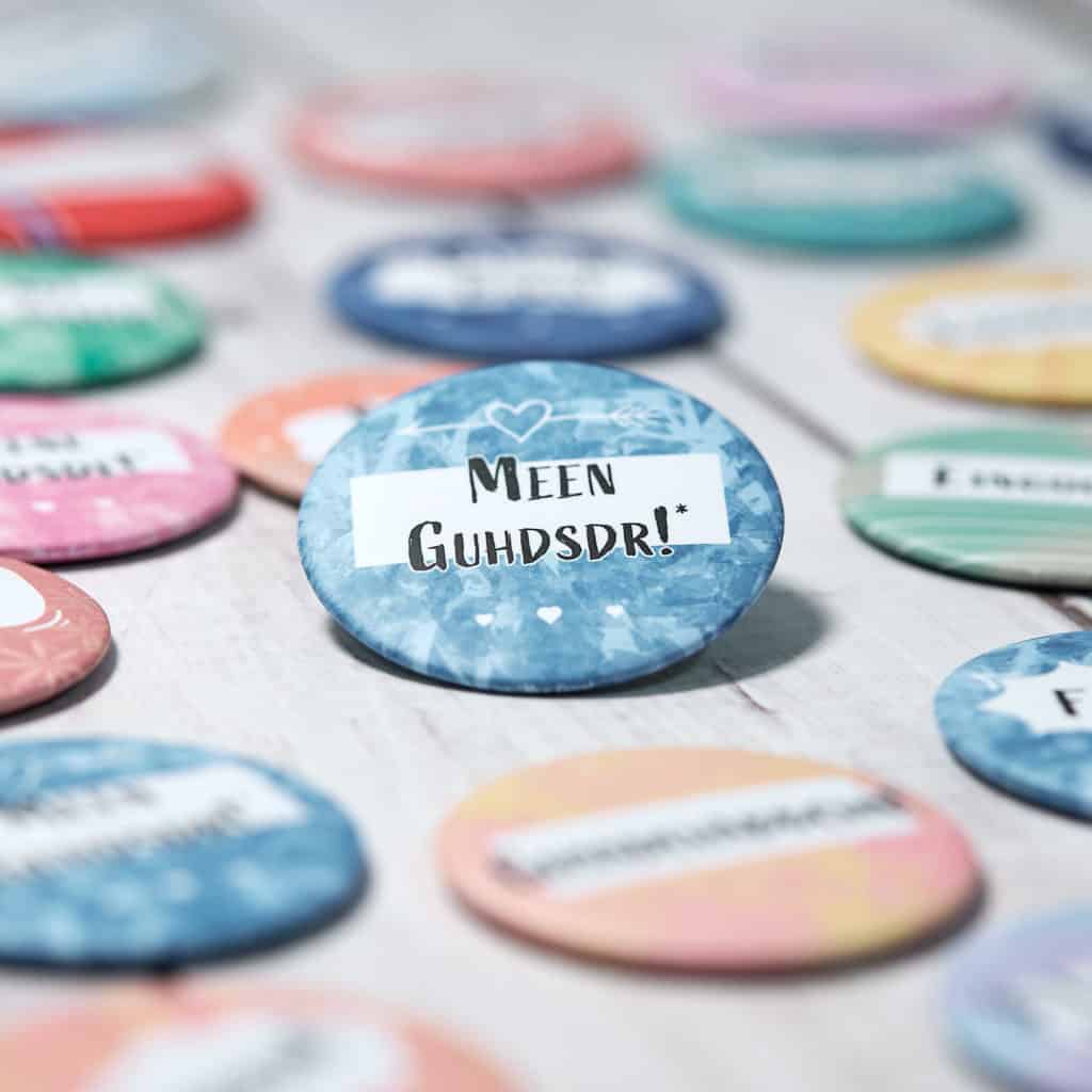 Sächsischer Magnet "Meen Guhdsdr!" Hans Fineart