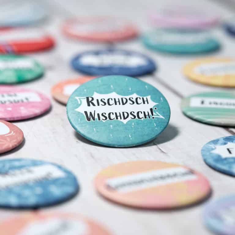 Sächsischer Magnet "Rischdsch Wischdsch!" Hans Fineart