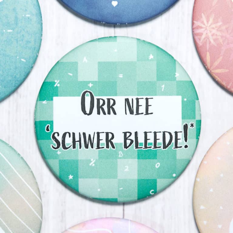 Sächsischer Magnet "Orr nee ´schwer bleede!" Hans Fineart