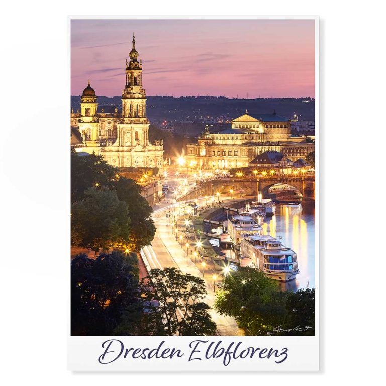 Dresden Postkarte lui070 Hans Fineart