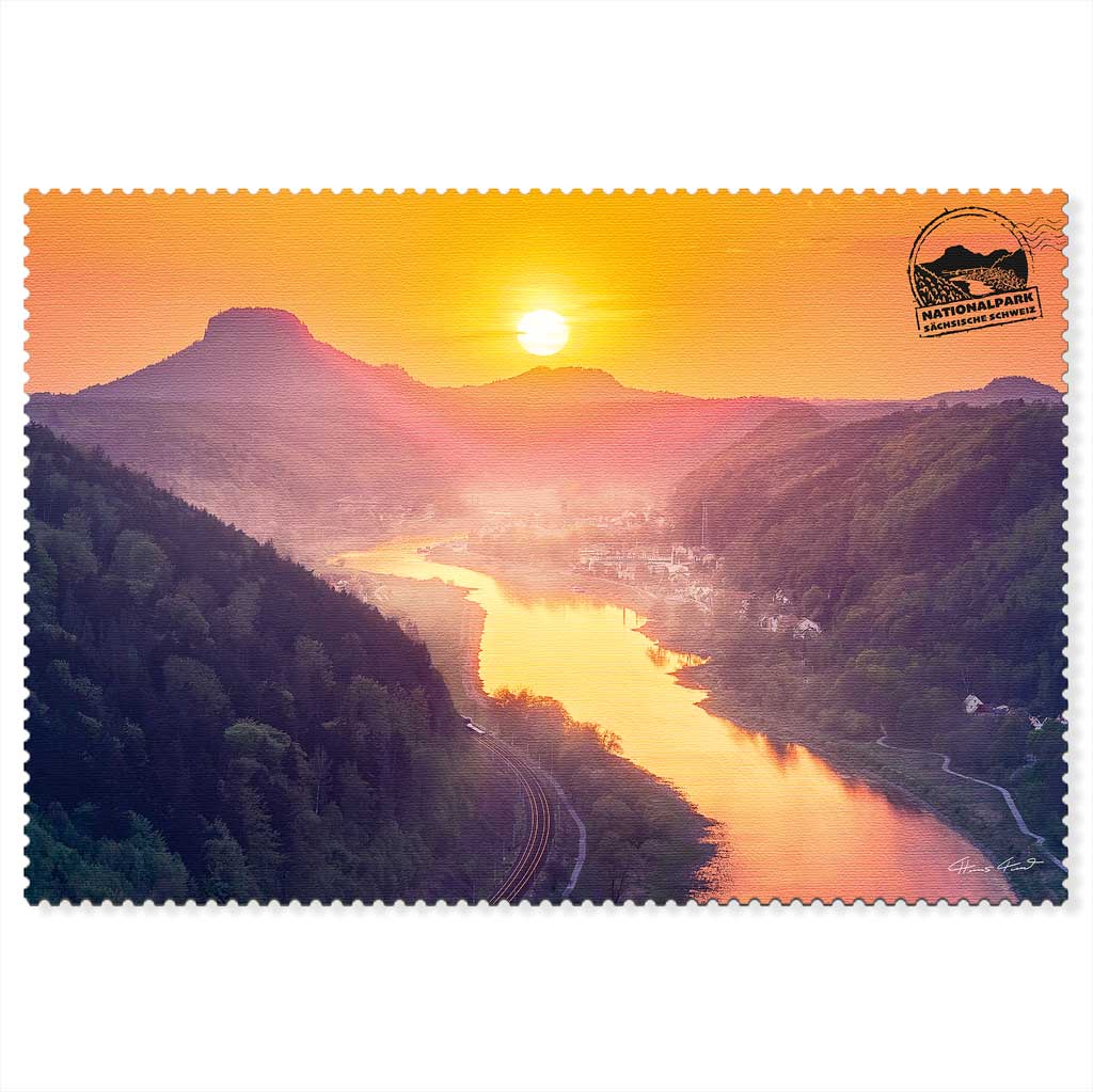 Hans Fineart Sächsische Schweiz Postkarte nss001