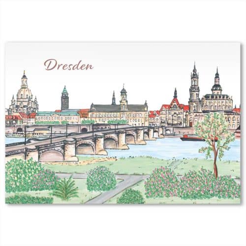 Kunst Postkarte bs-047 BS Illustration Berit Schulze