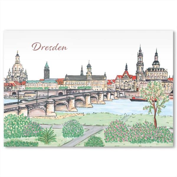 Kunst Postkarte bs-047 BS Illustration Berit Schulze
